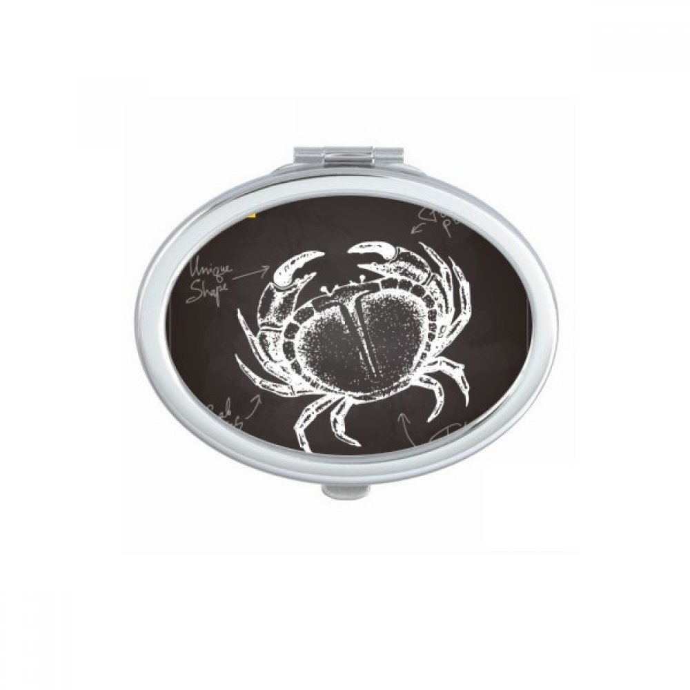 Miroir compact portable mignon pour vos retouches maquillage en voyage