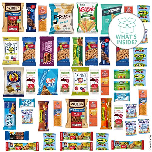 Gift A Snack - Halloween Trick or Treats Healthy Snack Box Care Package + Greeting Card (50 Count) Birthday Treats Gift Basket, Nutritious Granola Breakfast Bars, Office Food Assortments - Image 3