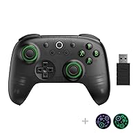 Vista 16 de 8Bitdo Ultimate 2C Hall Effect Joysticks and Hall Triggers Wireless Controller for Windows PC and Android, with Remappable L4/R4 Bumpers, Turbo
