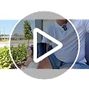Portable Fan Clip On Shirt Pants-Little Person Recargable Battery Powered Waist Fan,Waistband Inside Tshirt Pant Cooler,Wireless Hands Free Cooling Fans Wear Around the Neck for Woman Man Kid Purple