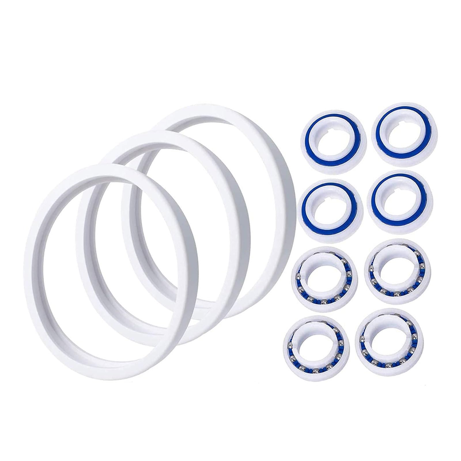 PANGBOER Replacement Tire and Kit Wheel Set Replacement Wheel Kit Ball Bearings for 180 280 360 380 Pool Cleaner Pool Cleaner Repair