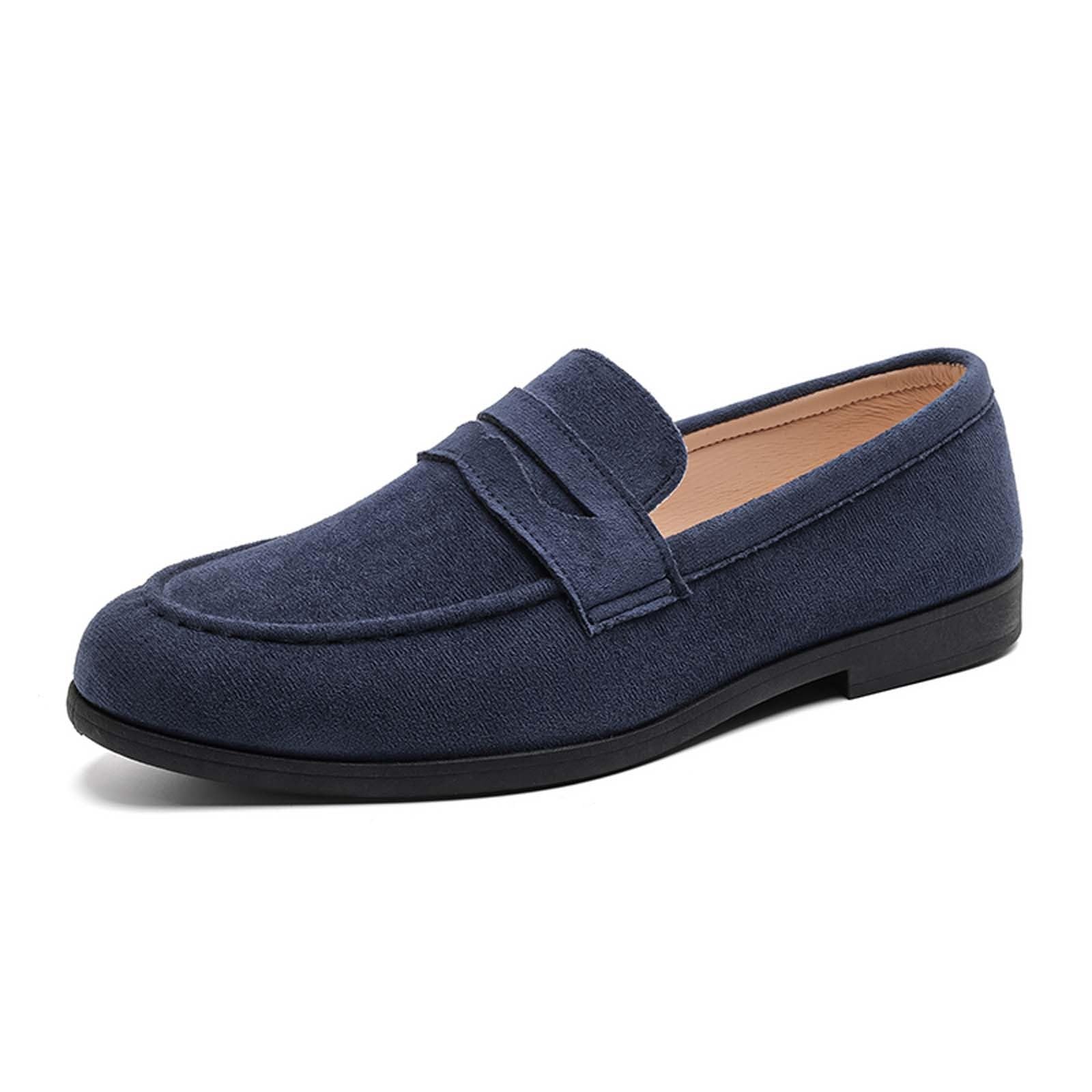 Mocassini Uomo Eleganti 39-45 EU in Pelle Scarpe da Barca Primavera Estive Mocassino Slip-on Elegante Loafers Senza Lacci Casual Teacher Shoes Comode per Cerimonia, Lavoro e Uscire,