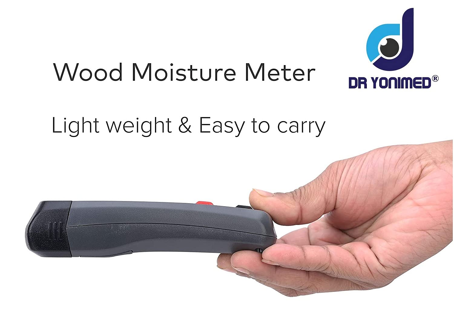 Dr Yonimed Digital Wood Moisture Test Meter "ACETEQ" With Large LCD Display For Wood Moisture Detector With 2 Test Probe Pins 2