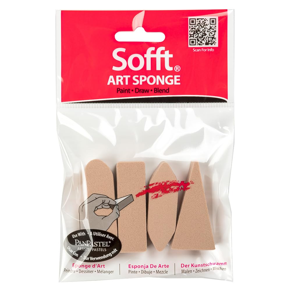 PanPastel Sofft Sponge Bars Micropore 2in Assorted Shapes Pastel Blending Too...
