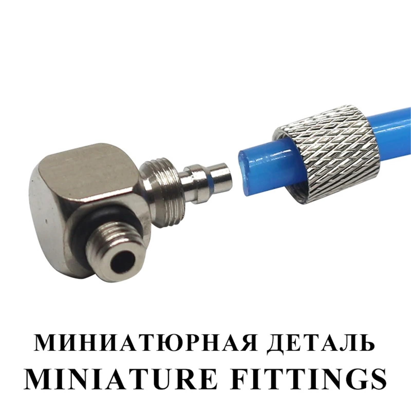 Miniatur-Armaturen M-3H-4 M-4HL-4 Außengewinde M3 M4 M5 M6 Rohr 4 6 mm Pneumatikschlauch Luftschlauch Schnellanschluss Mini-Stecker (M-5H-6)