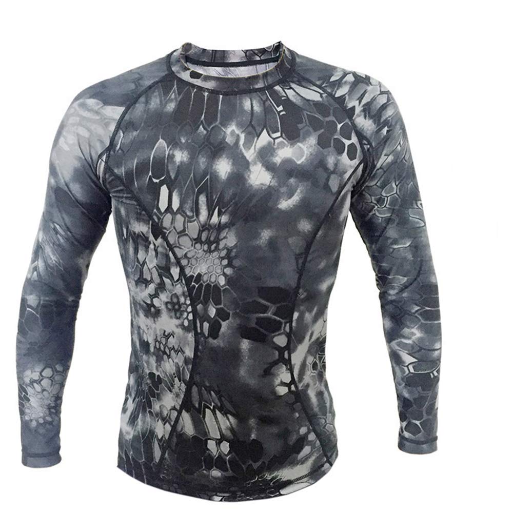 Outdoor Sports Combat Clothing Tactical Elastic Camouflage Shirt - Typhoon - XL