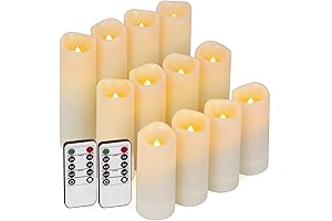 Enido LED Candles Flickering: Romantic Ambiance, Effortless Home Decor