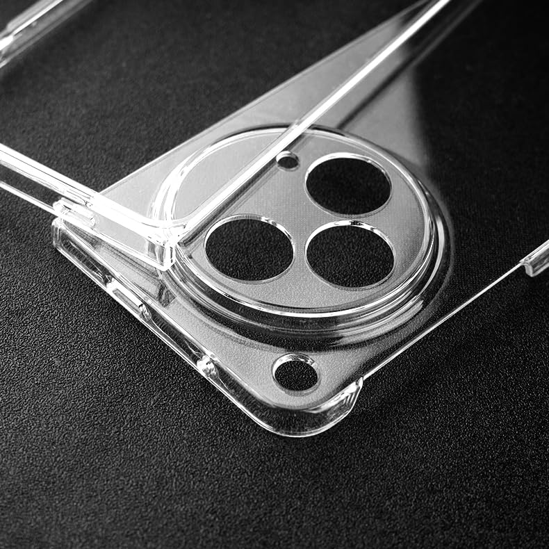 Image of For Oneplus Open,Oneplus Open Phone Case Clear Transparent Tpu Shock-Absorption Flexible Cell Phone Cover Bluetooth, DisplayPort, USB - Transparent