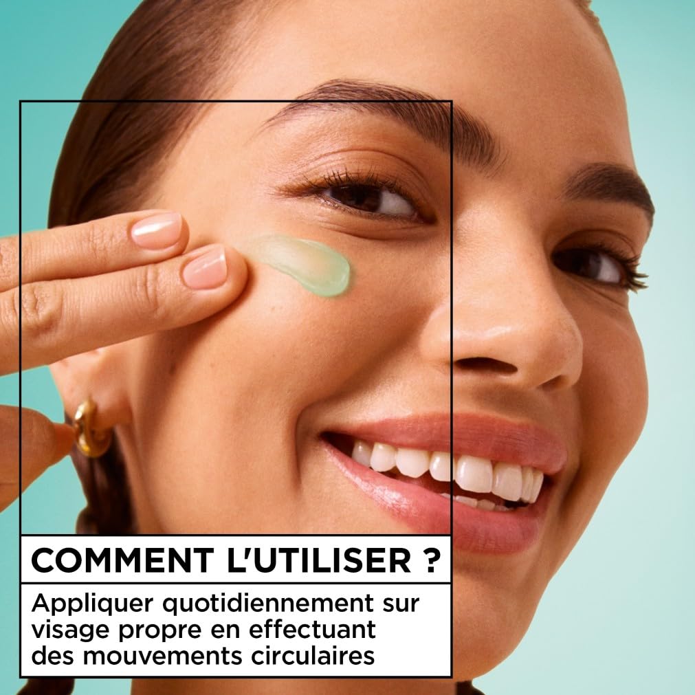 GARNIER - Salicylique - Crème Sorbet Hydratante Fresh & Matte - Crème Hydratante & Matifiante - Adoucit la Peau, Unifie le Teint, Réduit les Pores et l'Excès de Sébum - Tous Types de Peaux - 85 ml