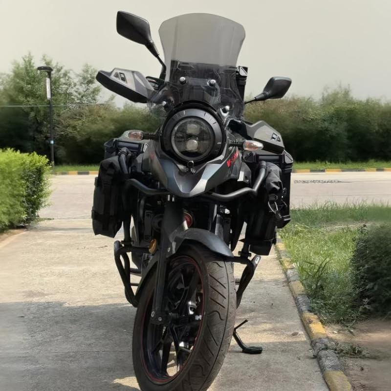 スズキ DL250 V-Strom 専用 フロントガラス ウインドスクリーン アクリル製 ディフレクター プロテクター (40cm,透明) [並行輸入品] - 3