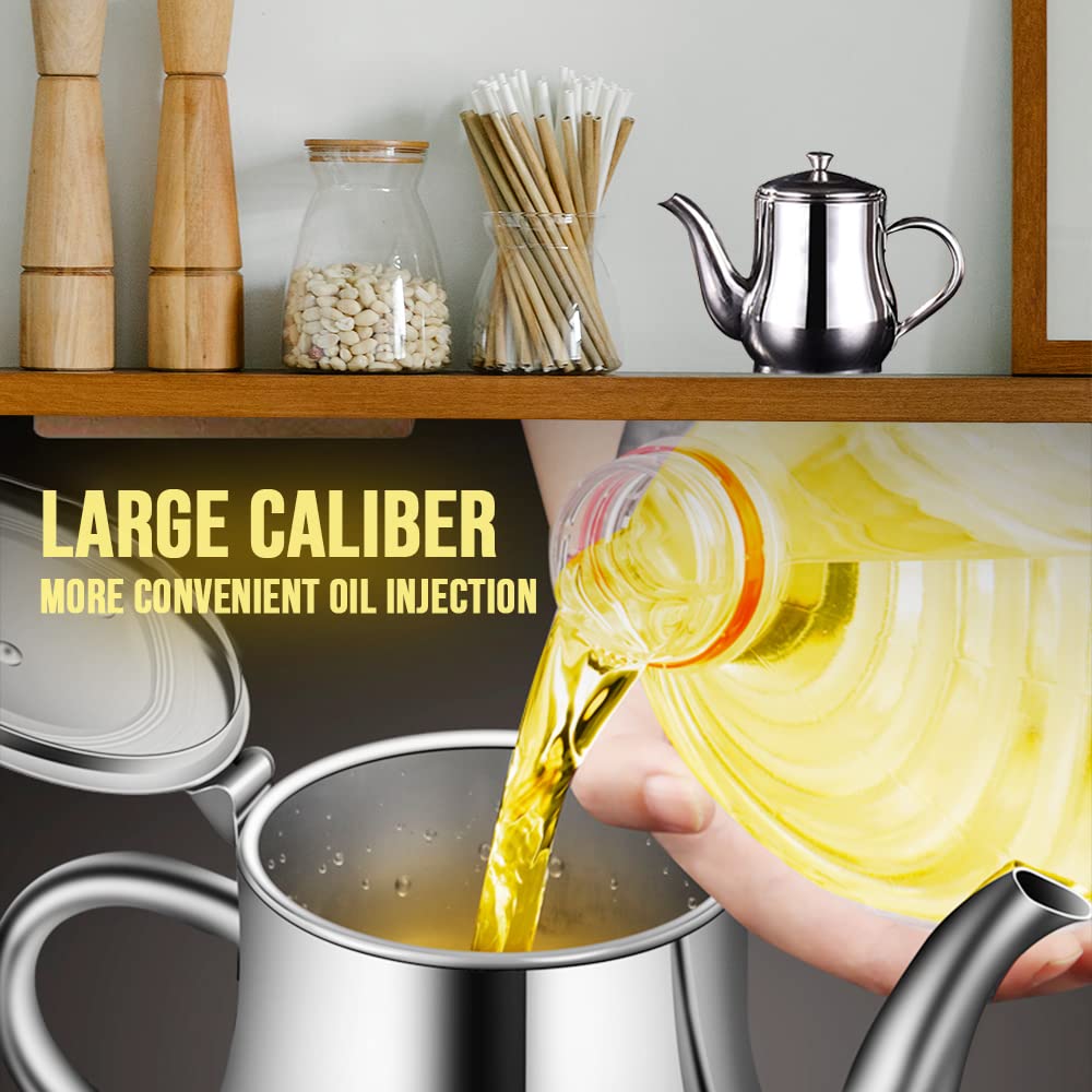 Amazon | ステンレススチールオイルフィルターポット、家庭用