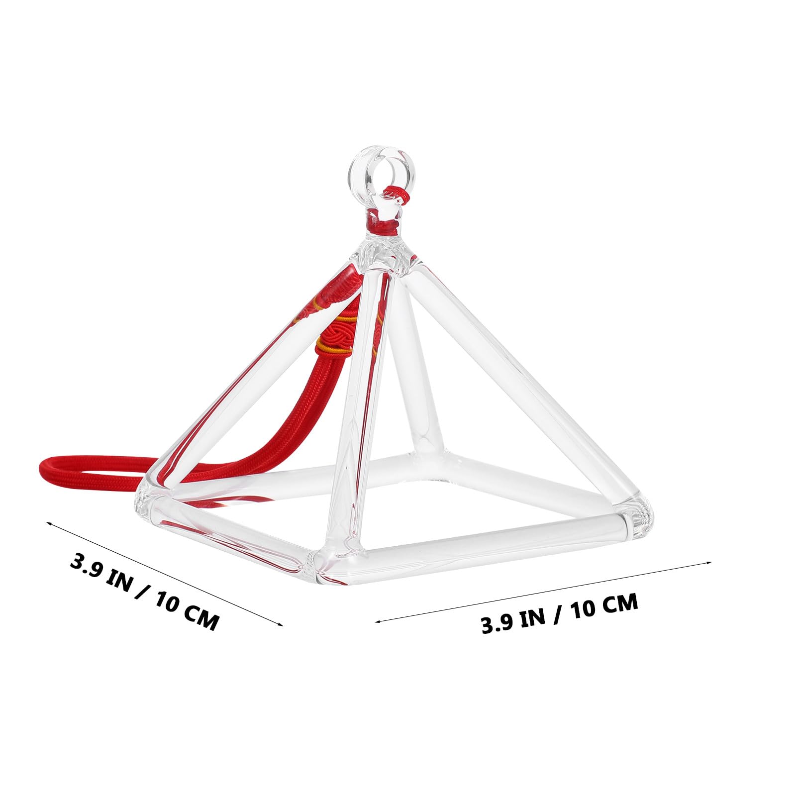 Strumento di Percussione per Adulti in Quarzo a Forma di Piramide con Mazzuolo, Toni Puri e Armoniosi per Meditazione e Ambienti di Meditazione