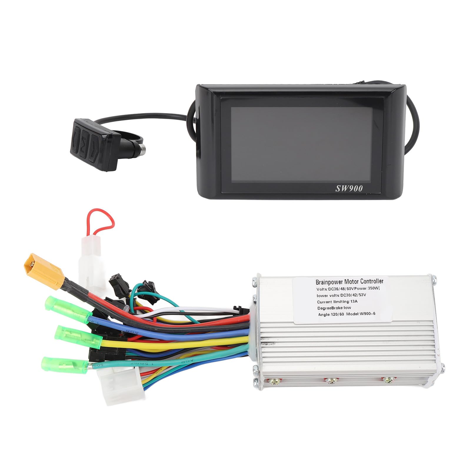Generic Controller da Ciclismo Senza Spazzole Resistente All'acqua e Display LCD a Colori per Pendolari e Appassionati di Ciclismo
