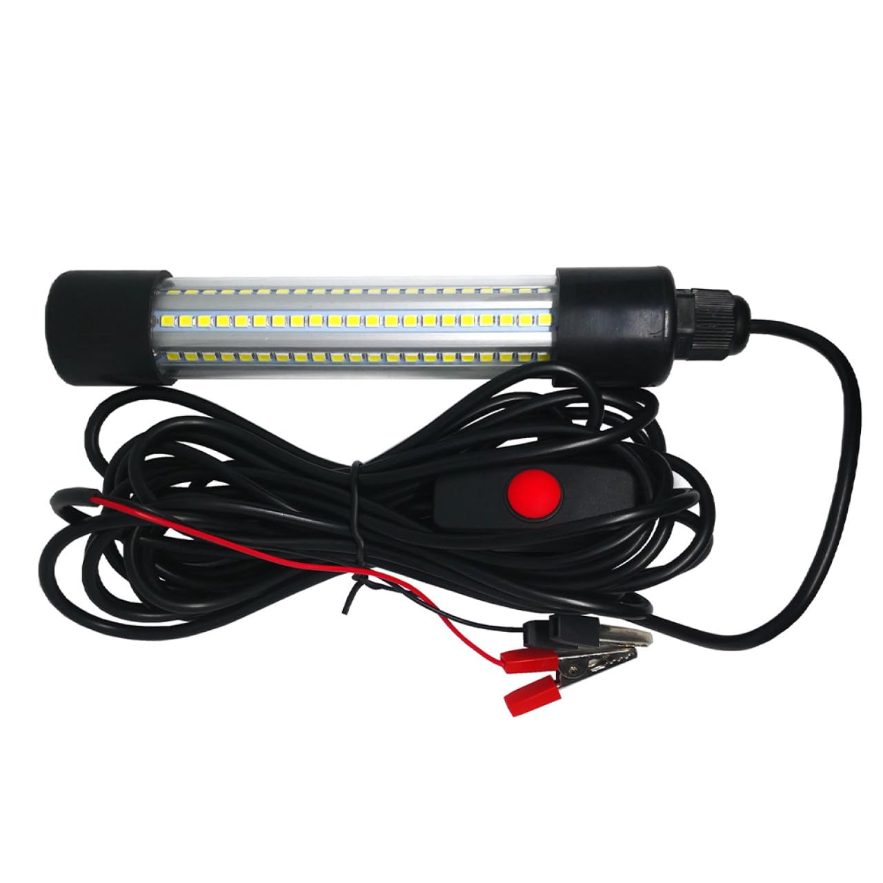 NOLITOY Lámpara De Pesca Submarina Verde 13w Portátil Luz De Pescado Eficaz 12-24v para Pesca Nocturna y Agua Dulce y Salada Deportiva