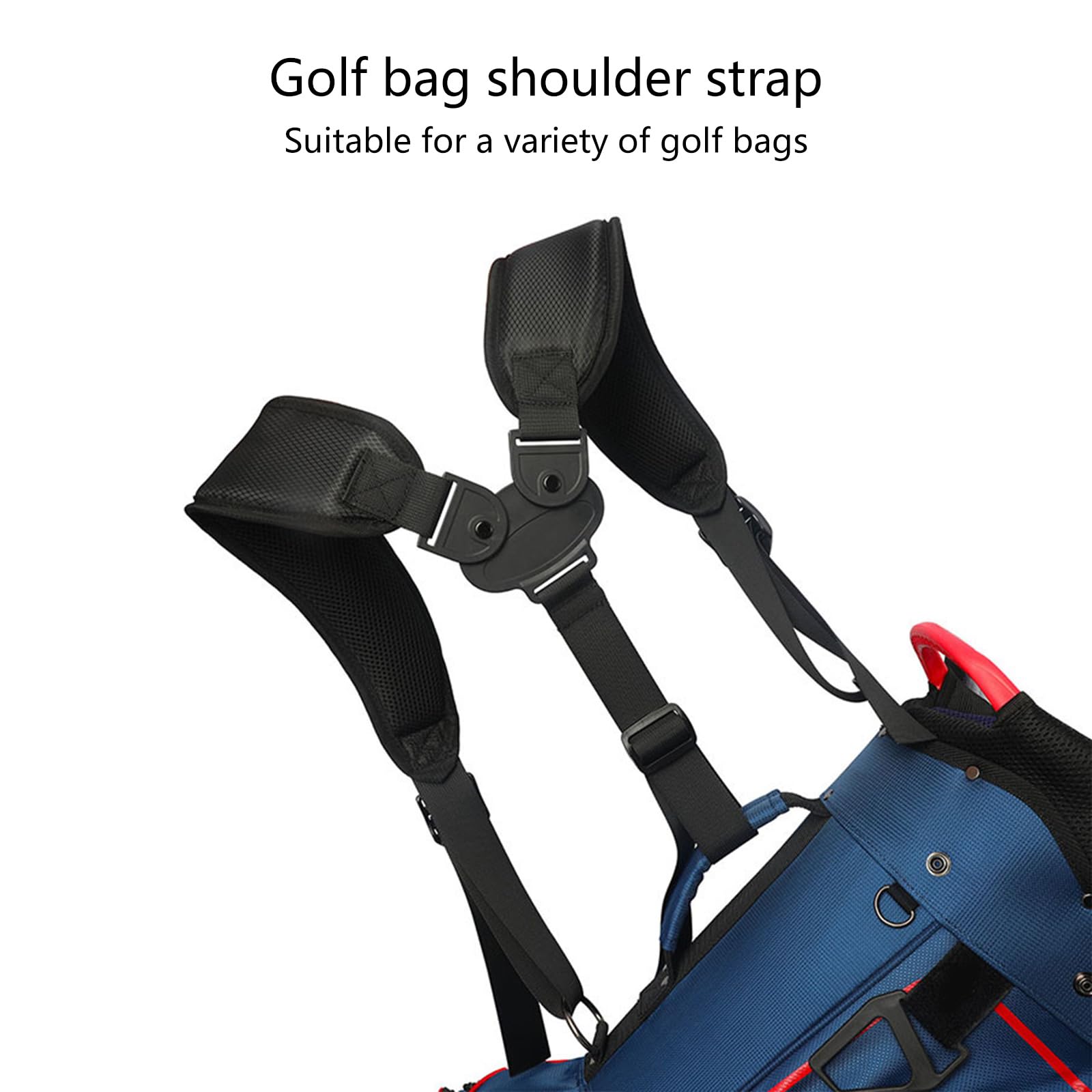 Bequemer Golftaschen Schultergurt Verstellbare Doppelte Schultergurte Rucksack Tragegurt Golftaschen Zubehör Golftaschen Schultergurt Bequem