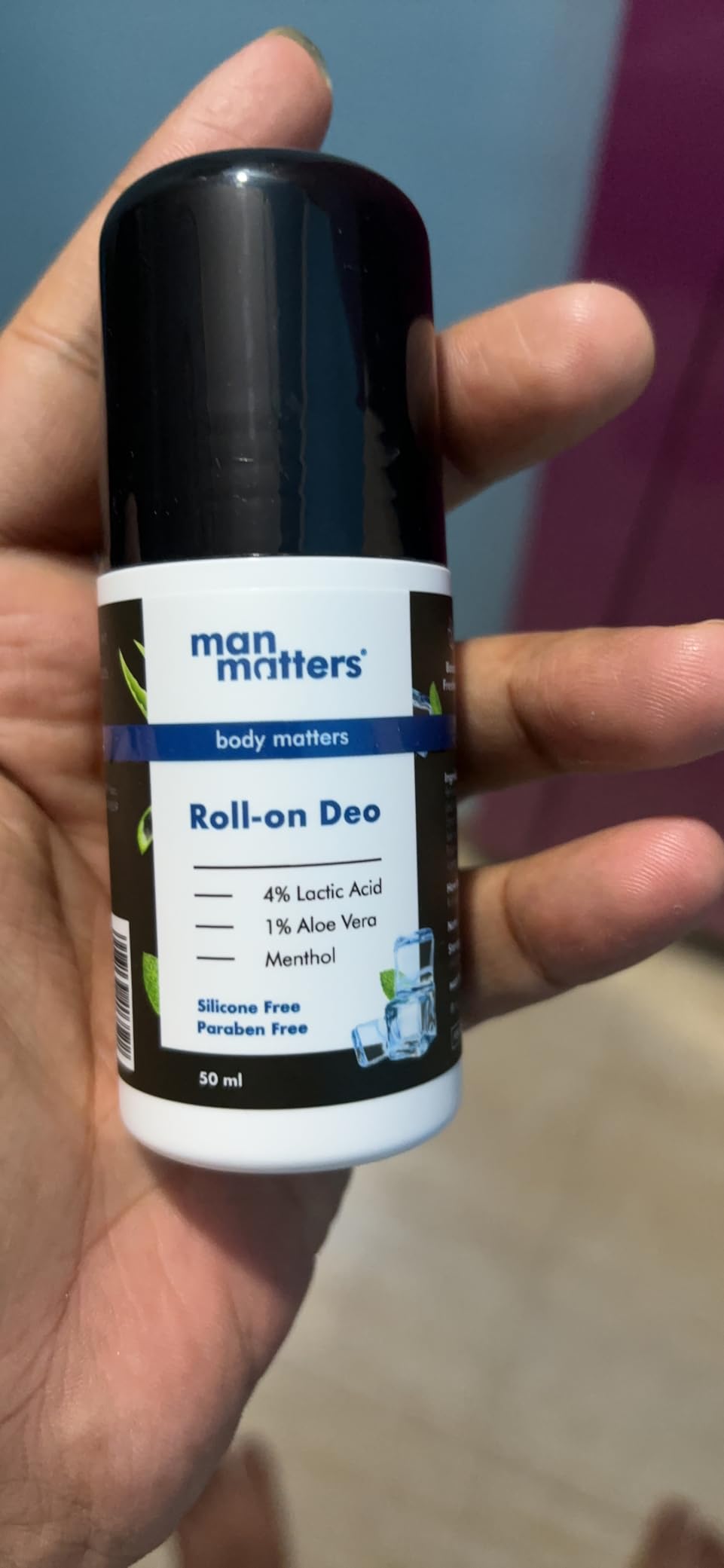 Buy Man Matters Underarm Deodrant Rollon 50 ml Long Lasting Cooling