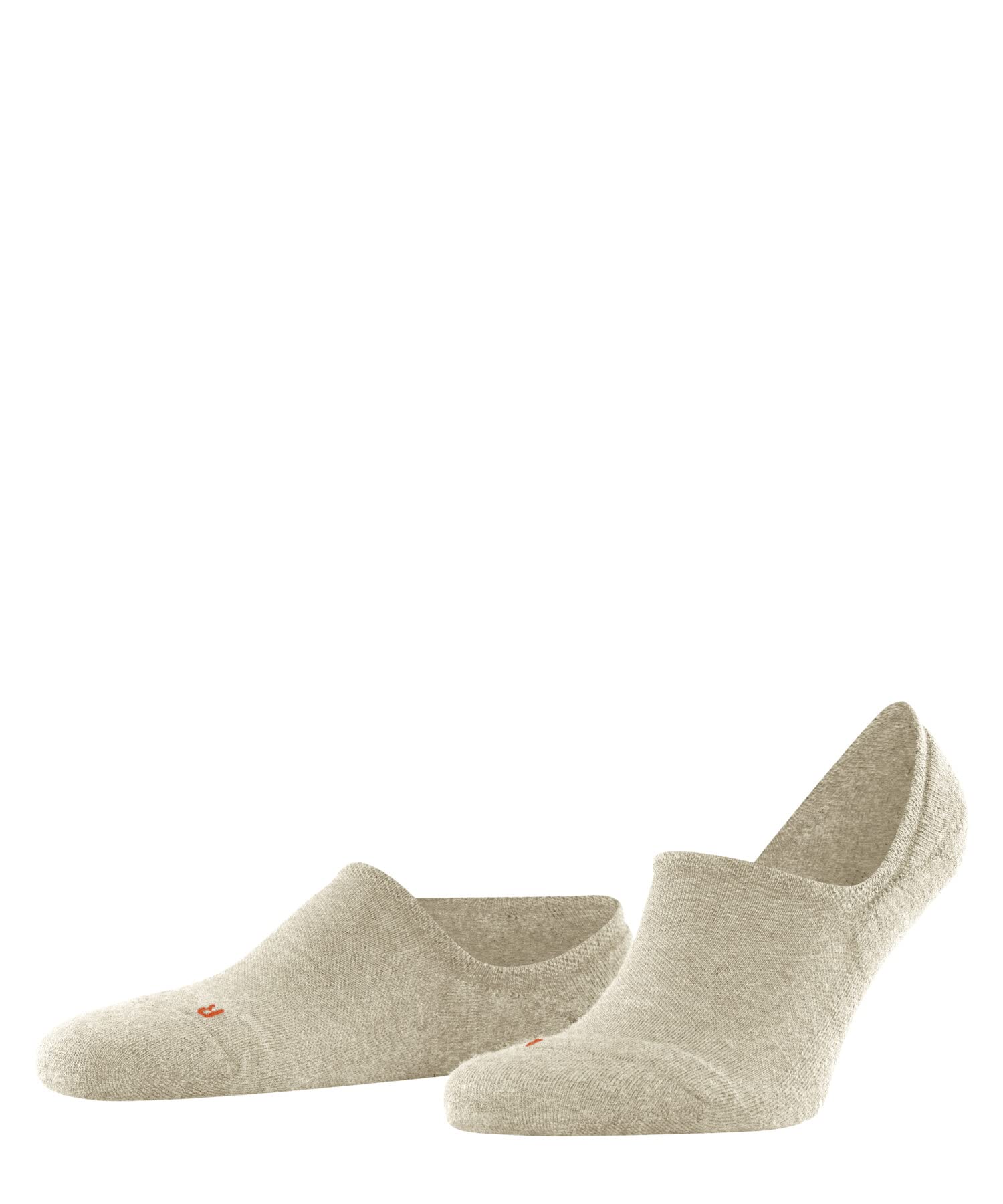 Falke Unisex Beige Melange 4043 Keep Warm U In Wool No-Show Plain 1 Pair Liner Socks, 5.5-7.5