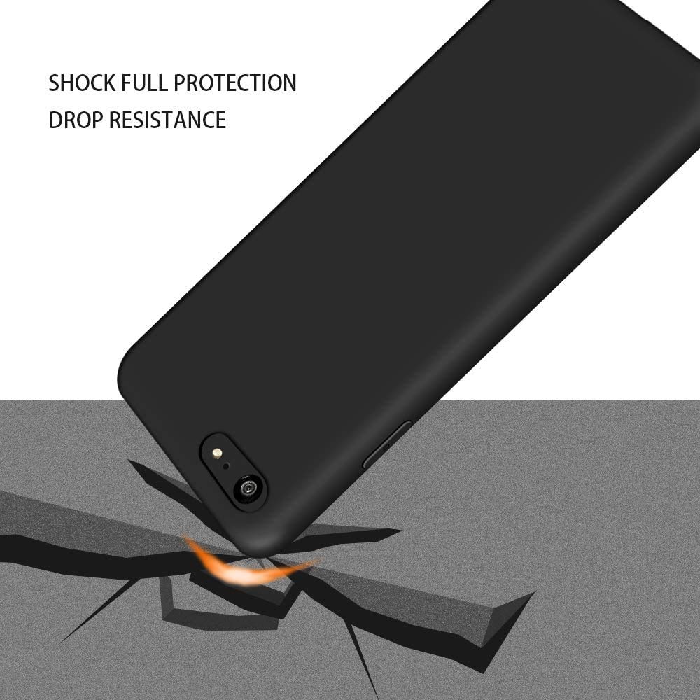 GYDQQKJ DQG Cover per Crosscall Core X4 + Pellicola Protettiva in Vetro Temperato, 2 Pezzi Morbido Silicone Custodia Nero TPU Case - Pacco da 4 HD Schermo Protettore per (5.45
