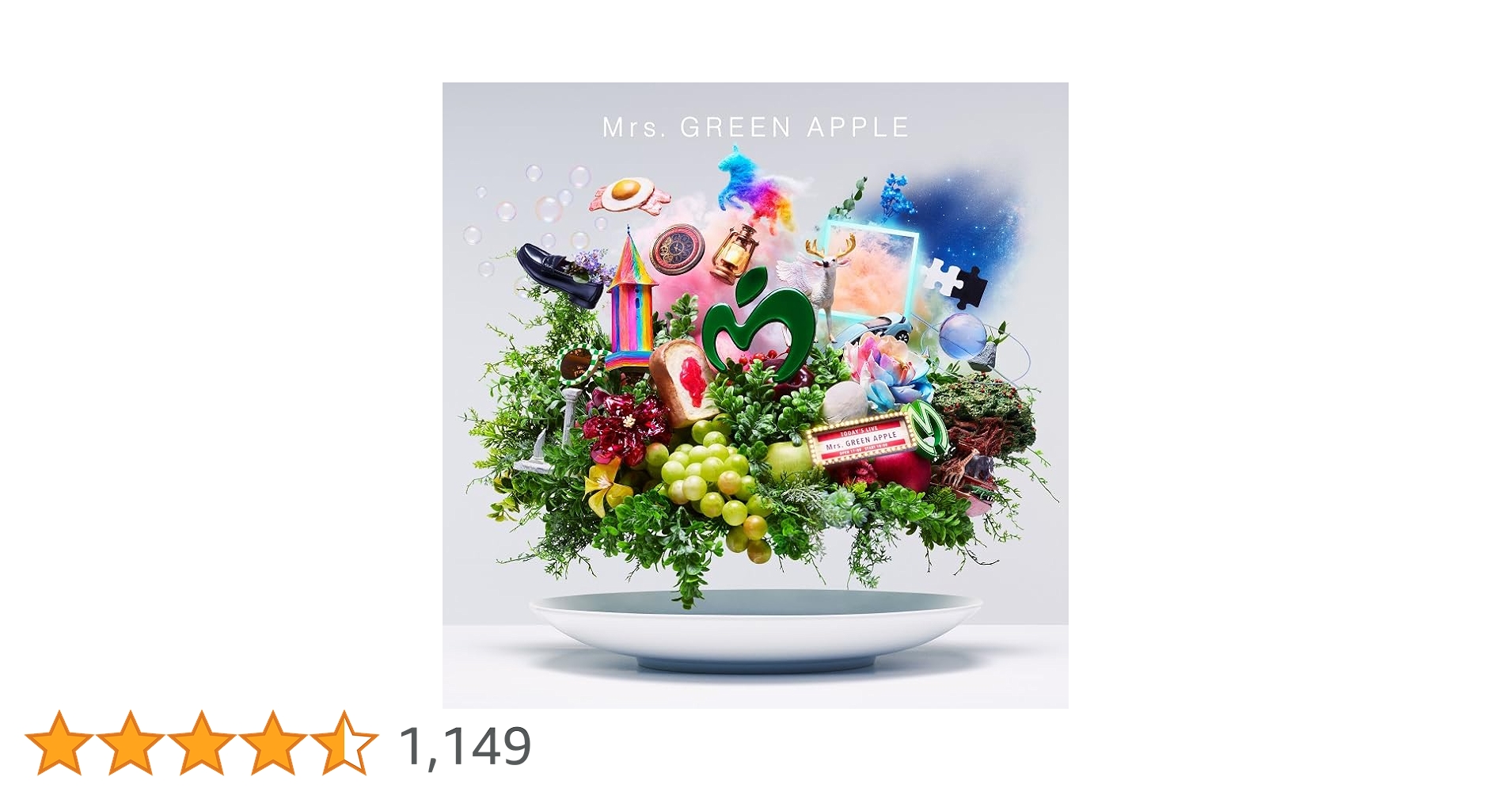 ミセスグリーンアップル10初回限定盤 ミセスグリーンアップル 10 初回限定盤 - メルカリ