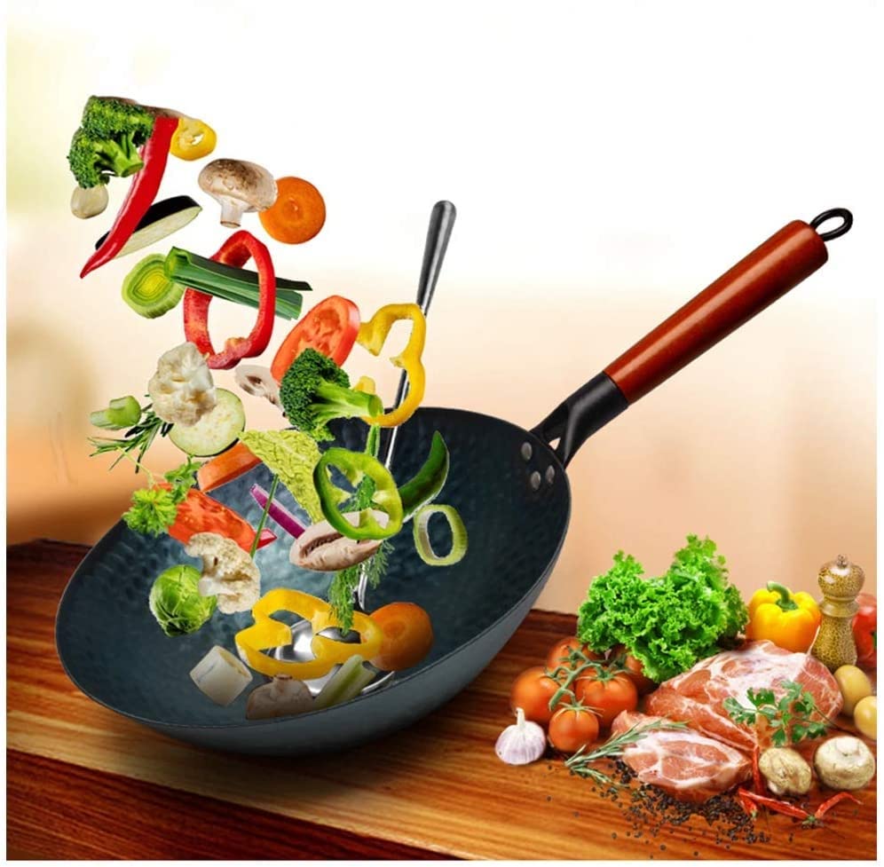 Wok de hierro con superficie antiadherente, 34 cm miniatura 3