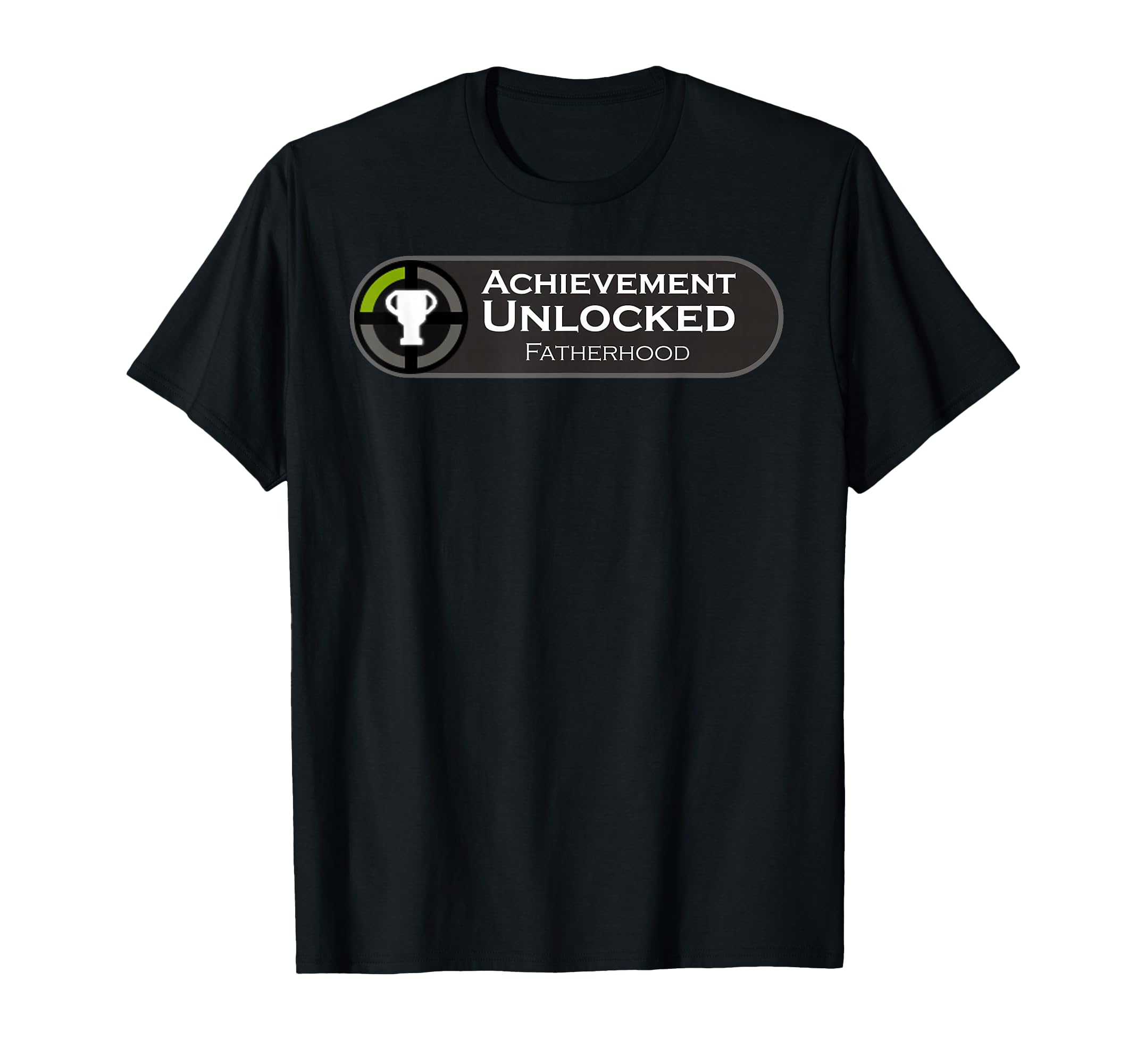 Fatherhood Achievement Unlocked Fathers Day Gift for Gamers T-Shirt