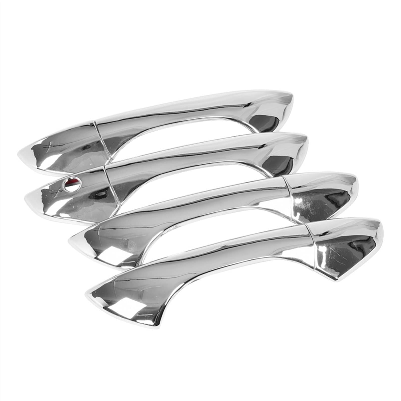 Fahbstr One Color Car Inner Handle For Accord 2008-2012 8Pcs Silver Chrome Car Exterior Accessories Side Door Handle Cover Trim Decoration