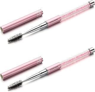 2 cepillos de rímel para cejas, cepillos de p...