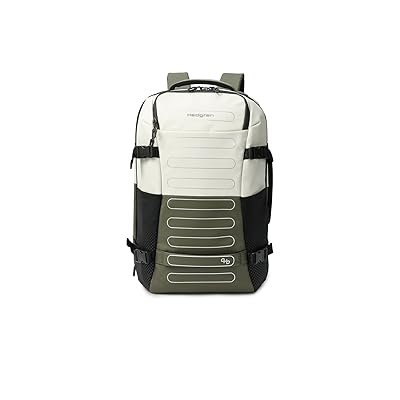 Hedgren Trip Large Backpack Backpack Bags Vaporous Grey/Olive, Polyester