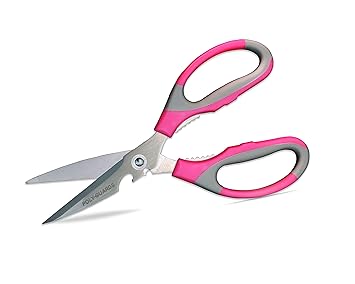 POLYGUARDS Kitchen Scissor Fish Cutter - Heavy Duty Poultry, Meat & Vegetable Cutter - Multipurpose Stainless Steel Utility Scissors