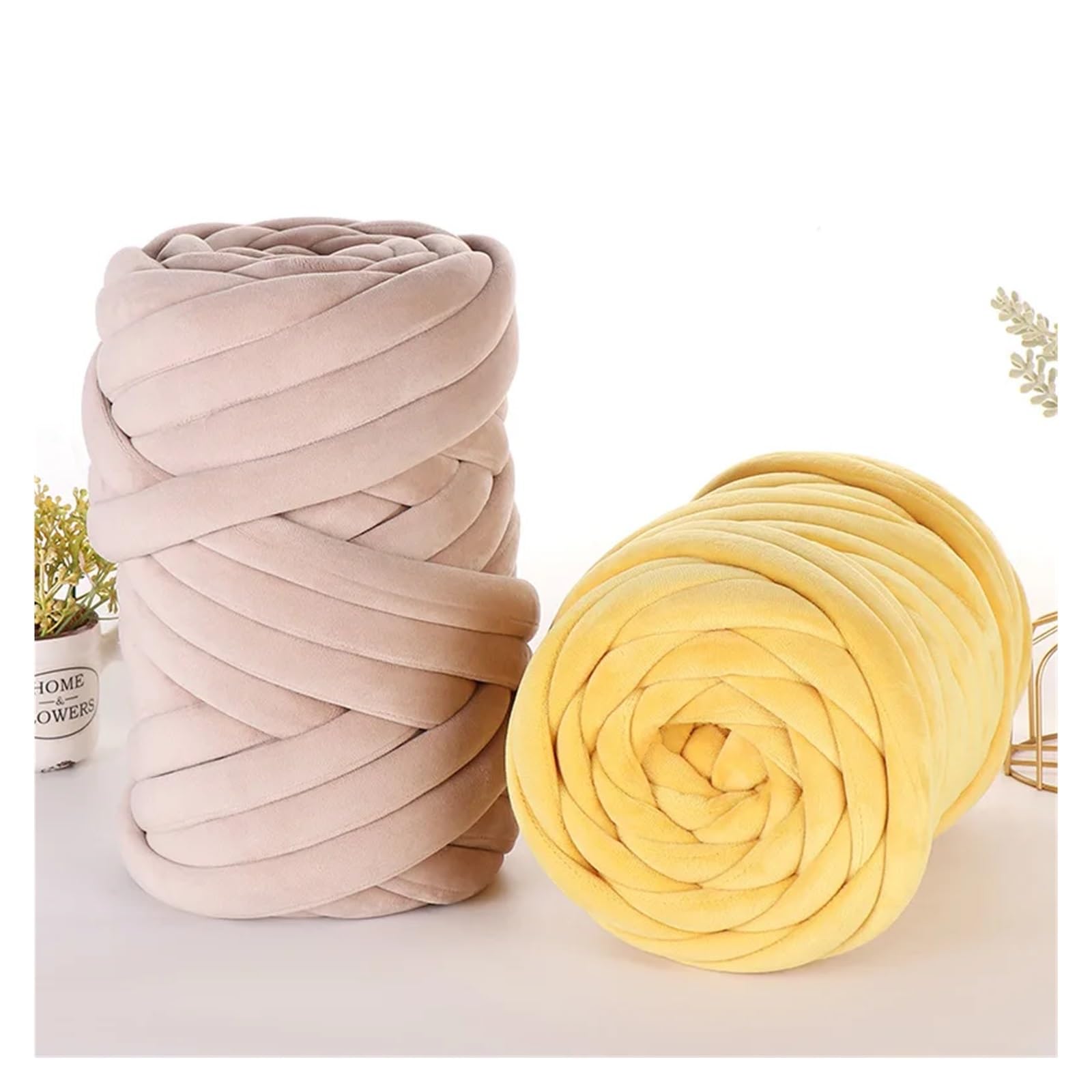 Gruba włóczka 500G Gruba gruba włóczka bawełniana z rdzeniem do majsterkowania, kowania, koca, czapki, grubej włóczki, robótek ręcznych, przędzy do robienia na drutach (kolor: Camel) (Camel)