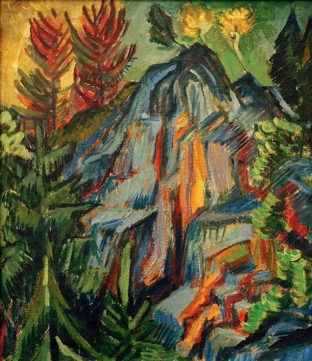 Tableau Fille assise par Ernst Ludwig Kirchner pour créer une ambiance galerie dans votre salon