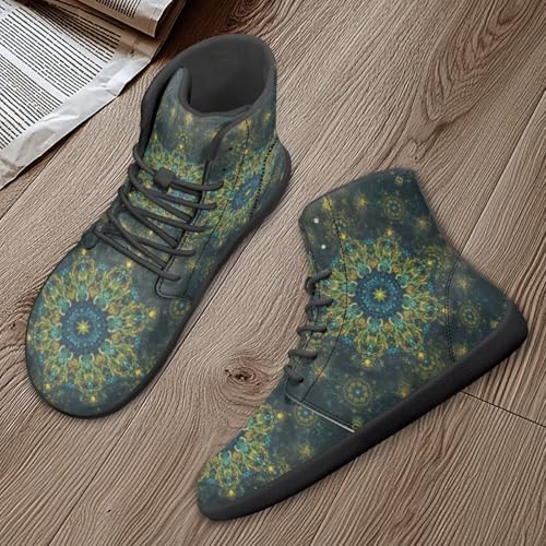 Image of Binienty Zero Drop Sole Barefoot Men's Women's PU Leather Flat Minimalist Barefoot Sneakers Athletic Shoes Waterproof