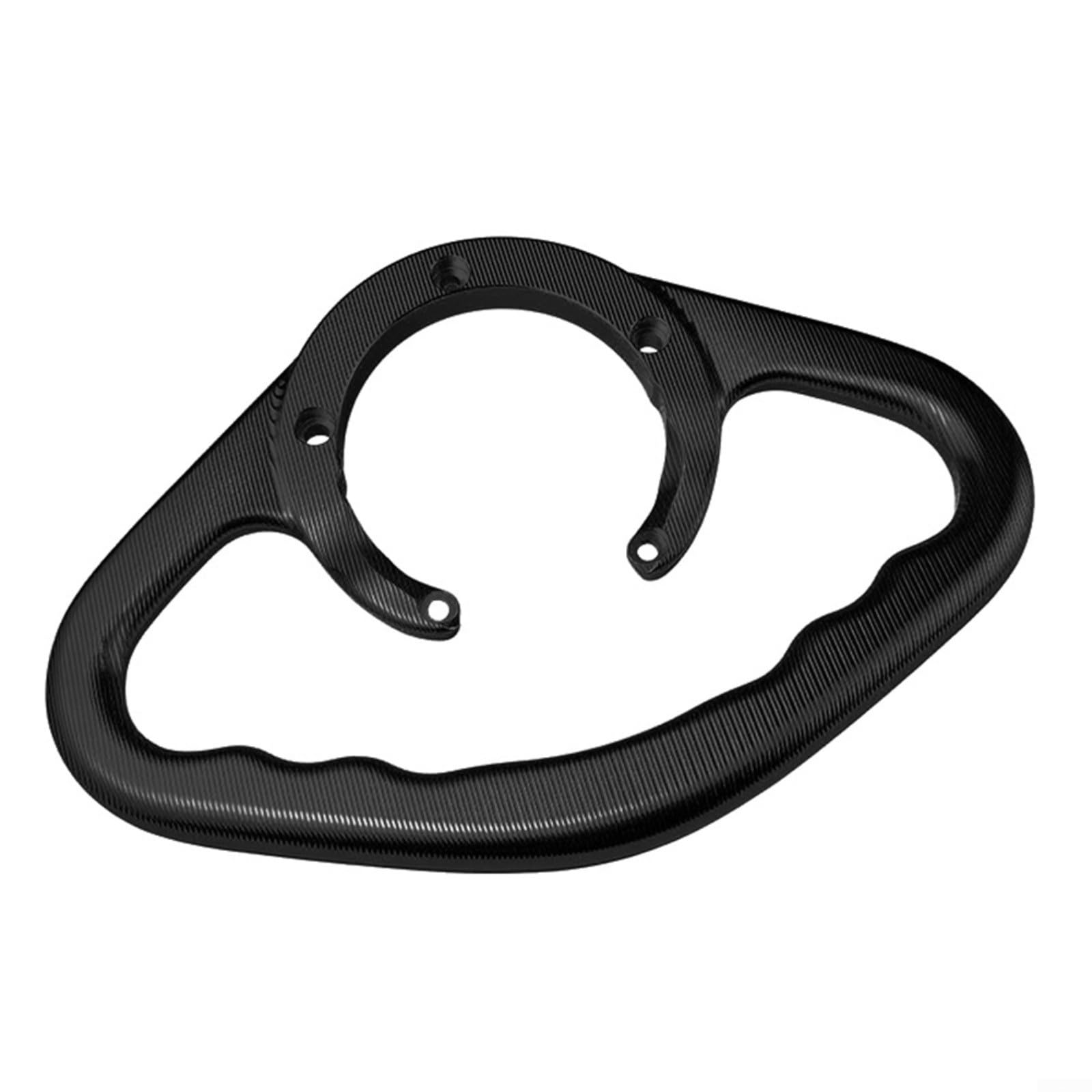 1 maniglia per serbatoio del carburante, in lega di alluminio CNC, per Kawasaki passeggero, con scanalature antiscivolo, presa sicura, per guida su strada, touring, colore nero
