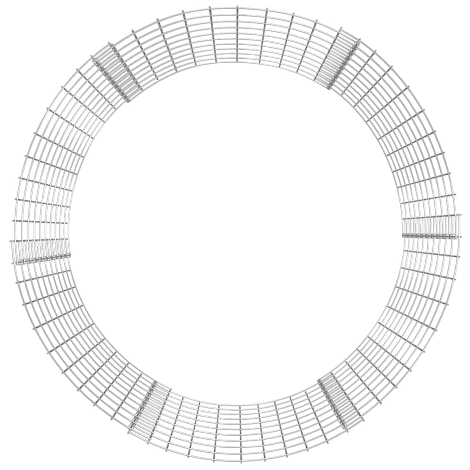 Gecheer Gartenkomposter Ø100x100 cm, Verzinkter Stahl, Kompostbehälter, für Gartenpflege und Umweltschutz