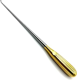 Medikrebs Spratt Brun Bone Curette Curved 26 cm Fig. 0000