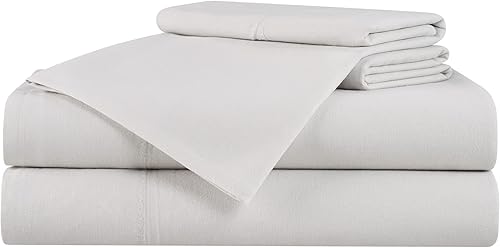 Miniatura 10 de Aston & Arden Juego de sábanas de eucalipto de lino, sábanas clásicas y sostenibles de lyocell Tencel que absorben la humedad para un sueño fresco,