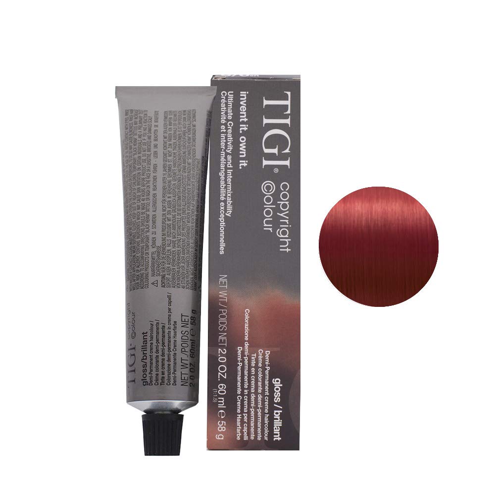 Colour Gloss Creme Hair Color for Unisex, No. 6/6 Dark Red Blonde, 2 Ounce