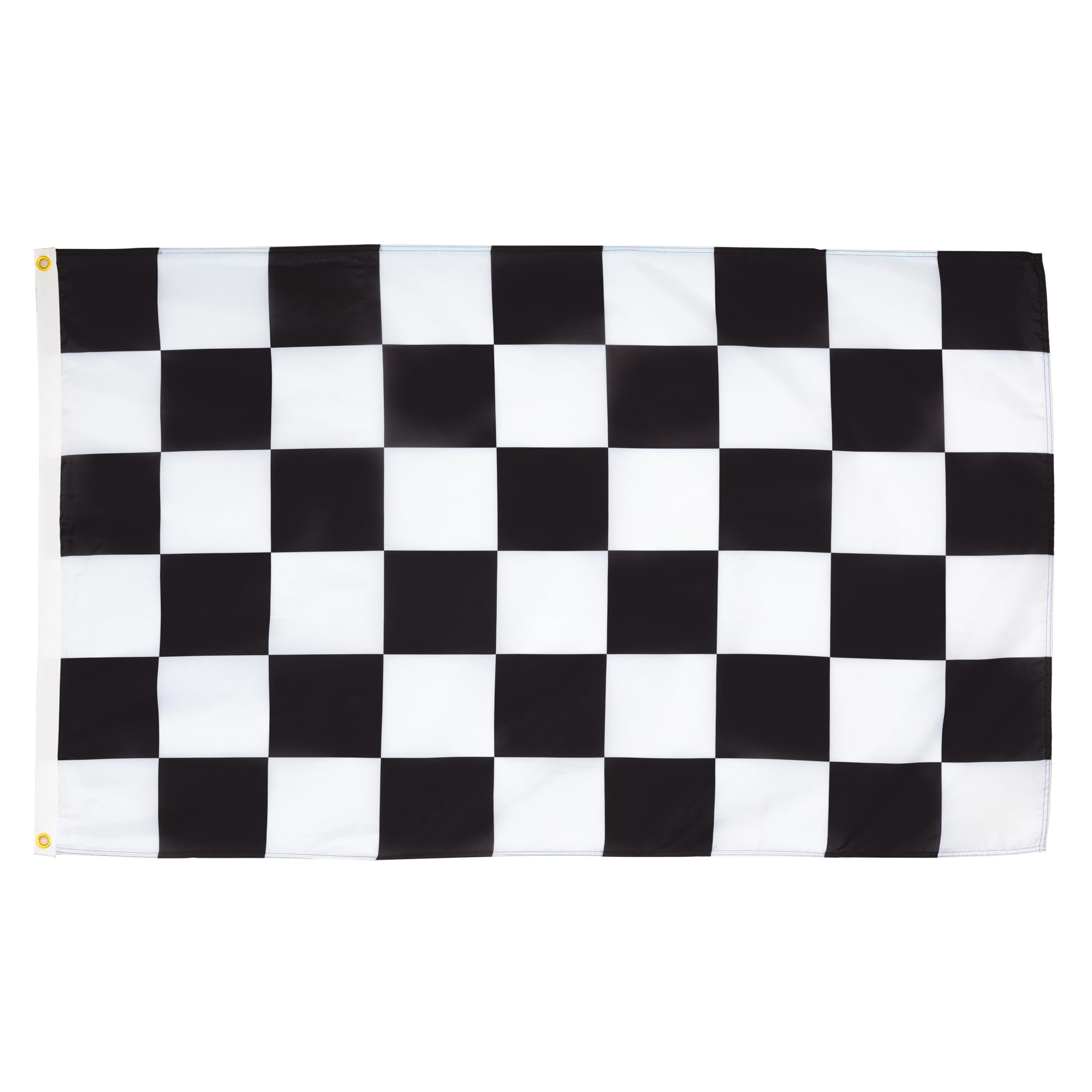 AZ FLAG - Checkered Black And White Flag - 2x3 Ft - 100D Polyester Car Race Banner with Two Metal Grommets - Fade Resistant - Vivid Colors - 2' x 3' Feet - 90x60 Cm