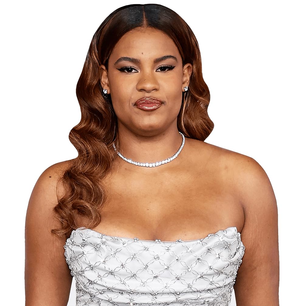 Nyara Sabally (White Outfit) Half Body Buddy Cutout