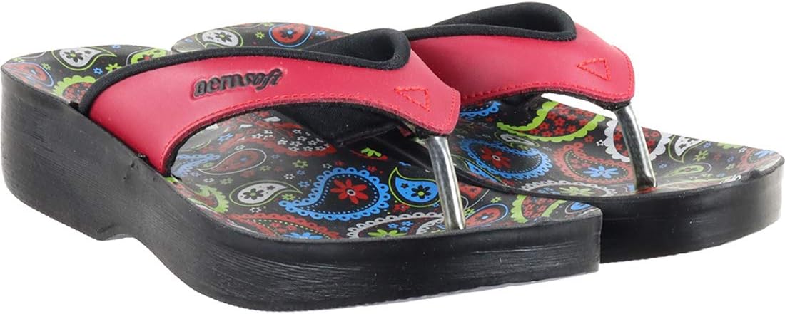 Aerosoft Women's Black Flip-Flops (862)