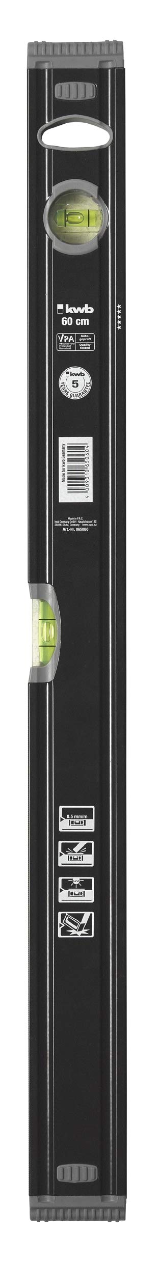 KWB 49065060_1 Bubble Level, Aluminium 60 cm, 240 V