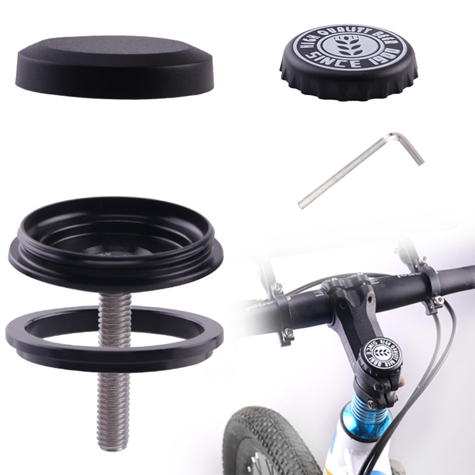 Supporto Per AirTag Da Bicicletta | Staffa Nascosta Con 8 Fascette Per Montaggio Sicuro - Foto 3