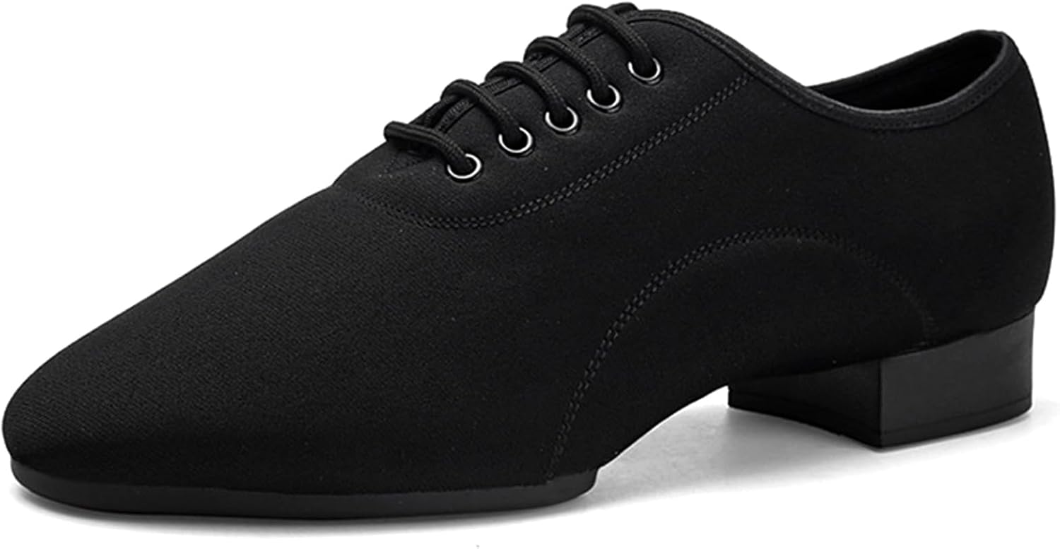 Men's Ballroom Dance Shoes, Split Sole Tango Salsa Latin Character Dancing Shoes Comfort Modern Stage 2 types of soles for you to choose