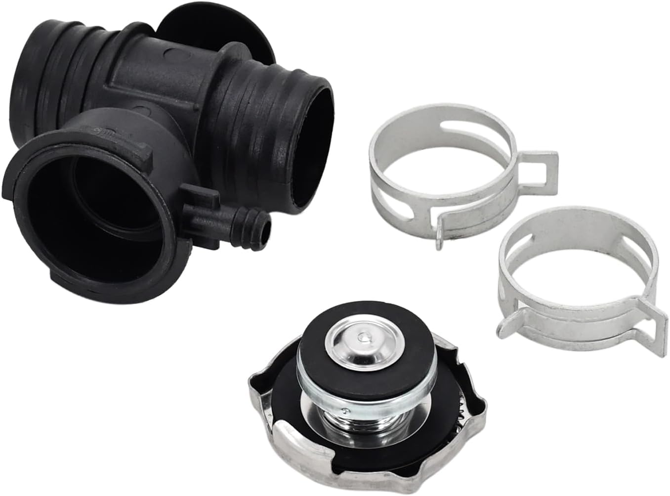 52028810AL Radiator Coolant Filler Neck with Cap Compatible with Chrysler 200, Sebring/Dodge Dakota, Durango, Caliber, Avenger, Journey/Jeep Compass, Patriot Replaces 52029195AK 55116901AA