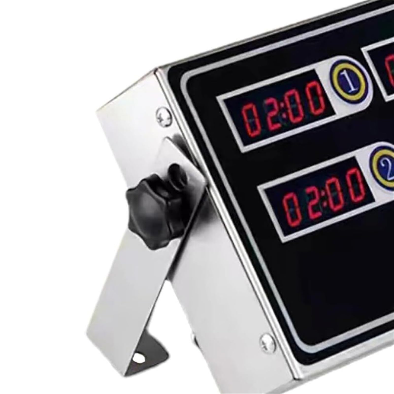 Digitaler 8-Kanal-Küchentimer, Laute Alarmerinnerung mit klarem LED-Display, verstellbare Halterung und Alarm/präzises Timing und Lautstärke, for den gewerblichen und