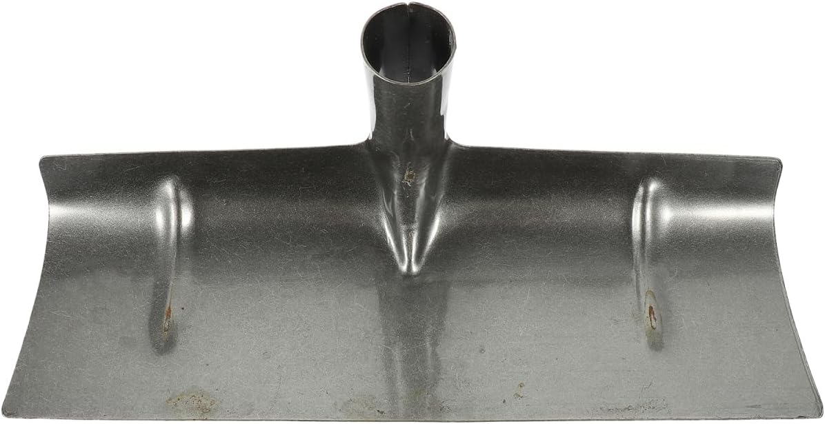 Kisangel Iron Manure Shovel Rake Replacement Head for Livestock Cage Cleaning Convenient Manual Spade Head for Easy Excrement Removal Farms