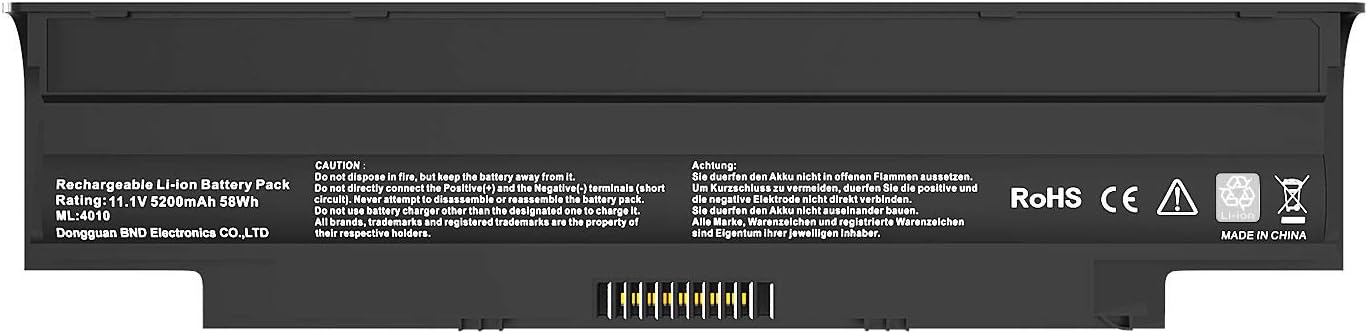 J1KND Laptop Battery Compatible with Dell N5110 N7110 N5010 N4010 N4050 N4110 N7010 N5050 N5040 N5030 N3010 N3110 M5030 M5010 M5110 M4110 M501 M503 312-1201 04YRJH 4YRJH 4T7JN
