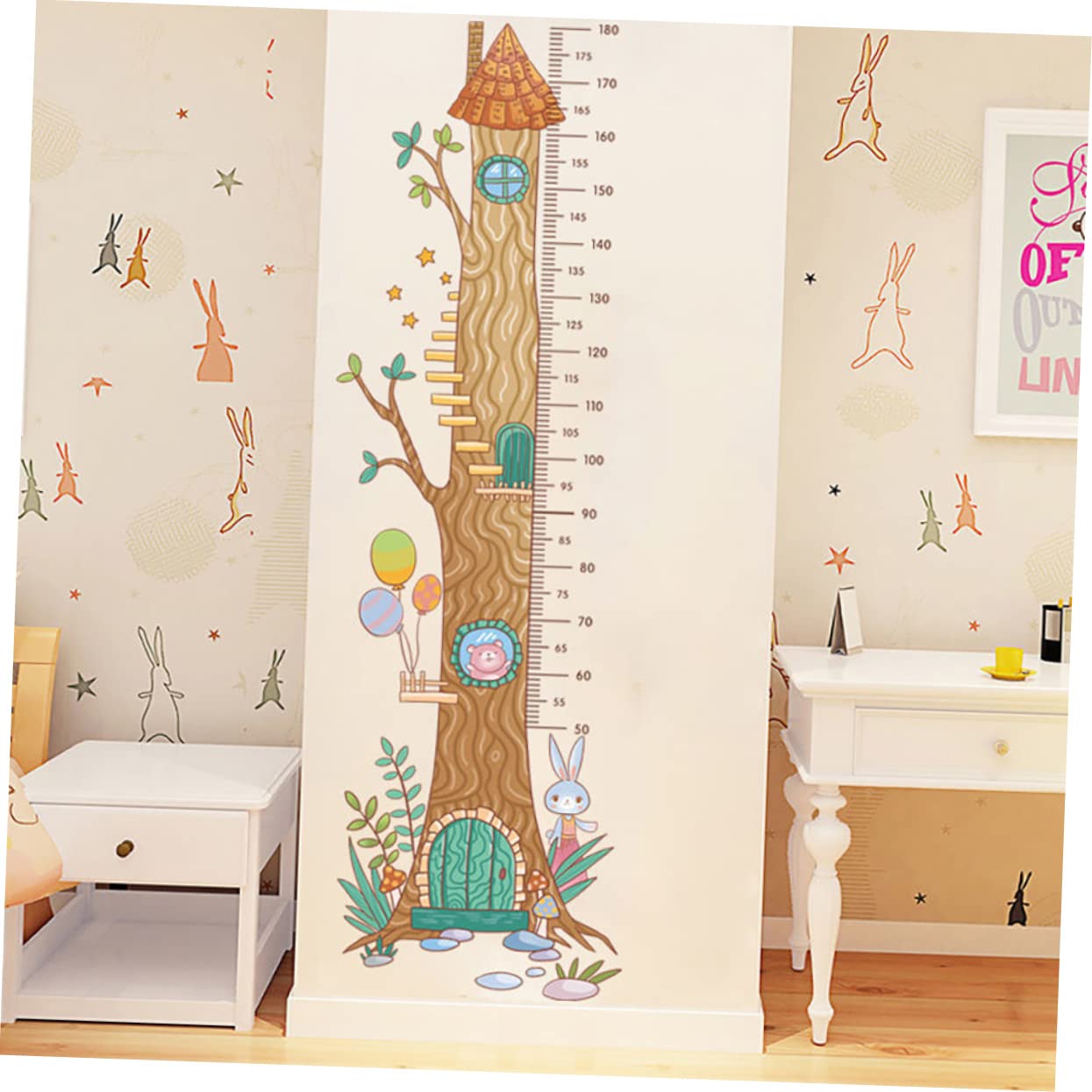 YARNOW Height Stickers Child Growth Chart for and Girls Height Wall Chart for Boys and Girls