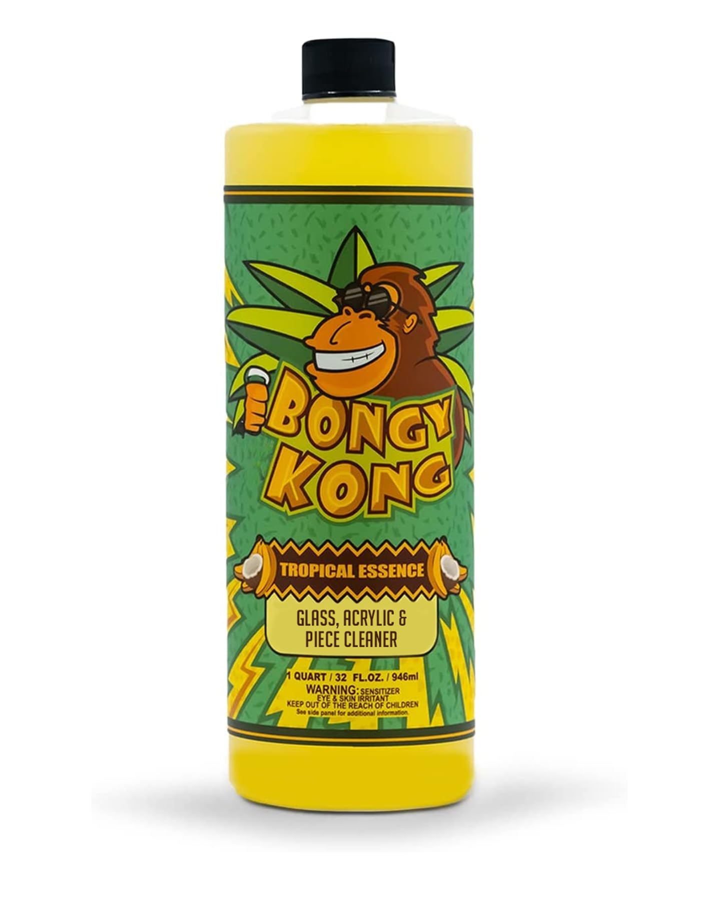 Bongy Kong Glass, Acrylic & Piece Cleaner 32oz