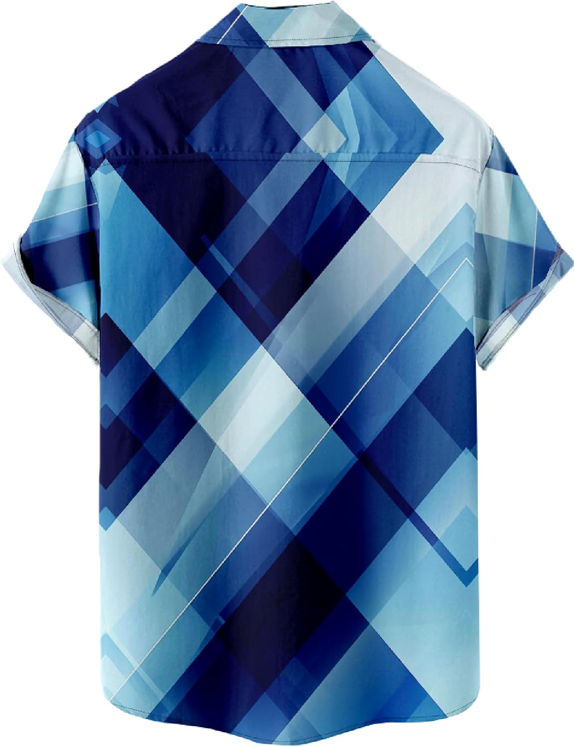 Men's Vintage Print Bowling Short Sleeve Button Down Casual Summer Cuban Beach Shirts Regular Fit Retro Hawaiian Blouse - Image 3